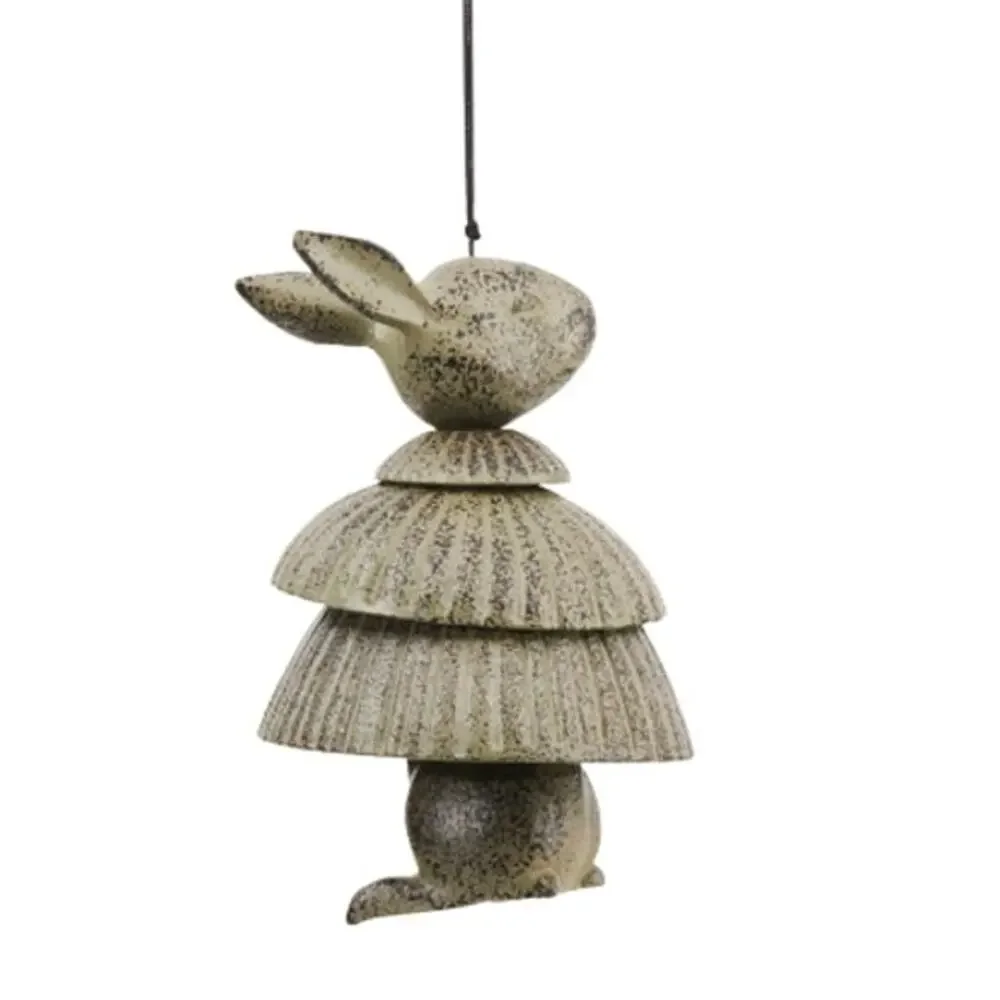 NEW Hoop Skirt Rabbit Wind Chime 10.5